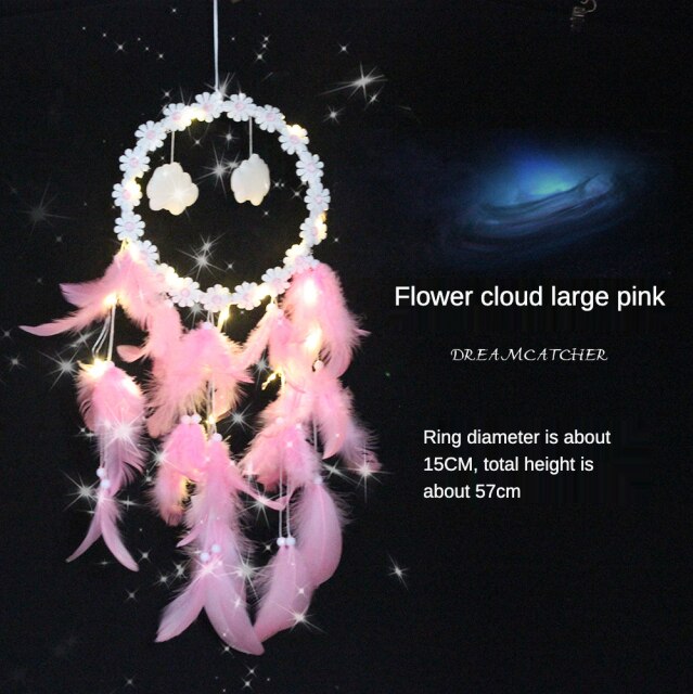 Creative Feather Handicraft Hanging Pendant Original Flowers